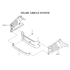 GRILLE SYSTEM(1782-602-0100) spare parts