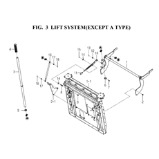 LIFT SYSTEM(EXCEPT A TYPE) spare parts