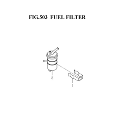 FUEL FILTER(6003-530B-0100) spare parts