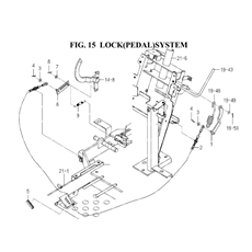 LOCK(PEDAL)SYSTEM spare parts