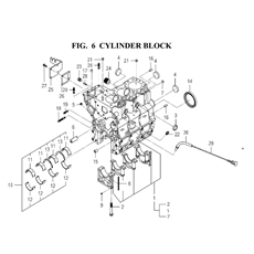 CYLINDER BLOCK spare parts