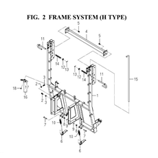 FRAME SYSTEM(H TYPE)(8664-155-0100) spare parts