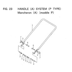HANDLE (A) SYSTEM (P TYPE) spare parts