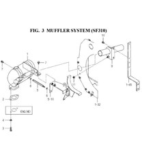 MUFFLER SYSTEM (SF310) spare parts