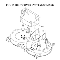 BELT COVER SYSTEM (SCMA54)(8665-407A-0100) spare parts