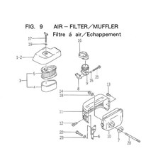 AIR-FILTER/MUFFLER spare parts