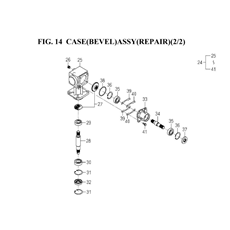 CASE(BEVEL)ASSY(REPAIR)(2/2) spare parts