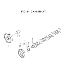 CAM SHAFT (1) spare parts