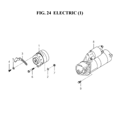 ELECTRIC (1) (6004-801P-0100,6004-801P-0200) spare parts