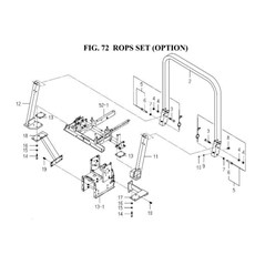 ROPS SET (OPTION) spare parts