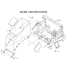 CHUTER SYSTEM(1782-801-0100) spare parts