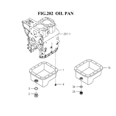 OIL PAN (6003-210F-0100) spare parts