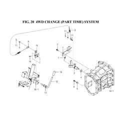 4WD CHANGE (PART TIME) SYSTEM spare parts