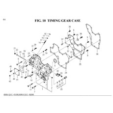 FIG. 10 TIMING GEAR CASE spare parts