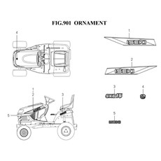 ORNAMENT(1782-901-0100) spare parts