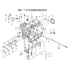 CYLINDER BLOCK(6005-203D-0100) spare parts