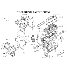 REPAIR PARTS (OPTION)(6005-999I-0100) spare parts