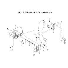 MUFFLER SYSTEM (SF370) spare parts