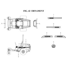 ORNAMENT(1752-901B-0100) spare parts