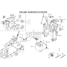 HARNESS SYSTEM(1782-690-0100) spare parts