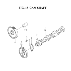CAM SHAFT (6005-310-0100) spare parts