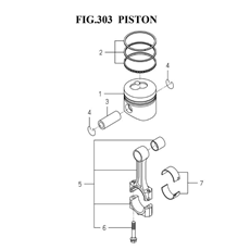 PISTON (6003-340L-0100) spare parts