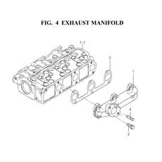 EXHAUST MANIFOLD (6003-140-0100) spare parts