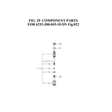 COMPONENT PARTS FOR 6215-300-045-10 spare parts