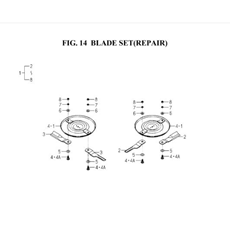 BLADE SET(REPAIR) spare parts