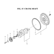 CRANK SHAFT (6004-350Q-0100) spare parts