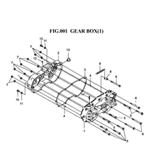 GEAR BOX (1) spare parts