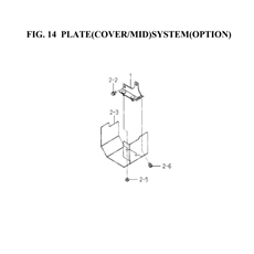 PLATE(COVER/MID)SYSTEM(OPTION)(8595-150Z-0100) spare parts