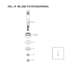 BLADE SYSTEM(SMM54)(8658-306-0100) spare parts
