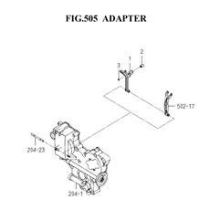 ADAPTER (6003-560J-0100) spare parts