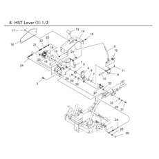 HST LEVER (1) spare parts