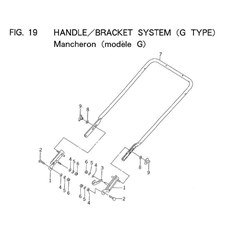HANDLE/BRACKET SYSTEM (G TYPE) spare parts