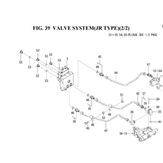 VALVE SYSTEM(JR TYPE)(2/2)(1845-512-0100) spare parts