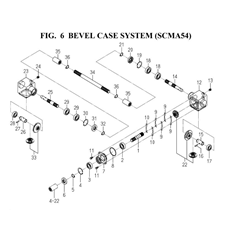 BEVEL CASE SYSTEM (SCMA54)(8665-202A-0100) spare parts