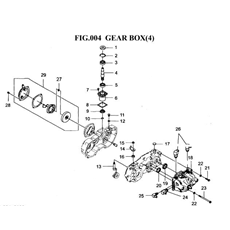 GEAR BOX (4) spare parts