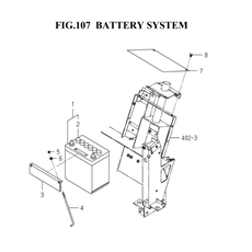 BATTERY SYSTEM (1728-112-0100) spare parts