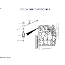 FIG. 20 INJECTION NOZZLE spare parts