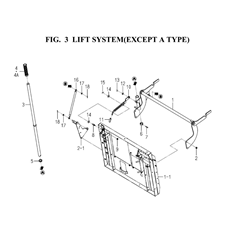 LIFT SYSTEM(EXCEPT A TYPE) spare parts