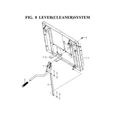 LEVER(CLEANER)SYSTEM spare parts
