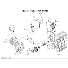 FIG. 21 INJECTION PUMP spare parts