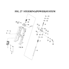 STEERING(POWER)SYSTEM(1836-407A-0100) spare parts