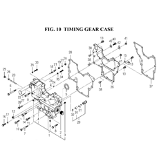 TIMING GEAR CASE spare parts
