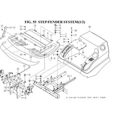 STEP/FENDER SYSTEM (1/2) spare parts
