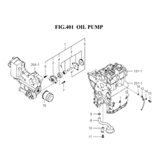 OIL PUMP (6003-401A-0100) spare parts