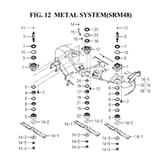 METAL SYSTEM(SRM48)(8595-301D-0100) spare parts