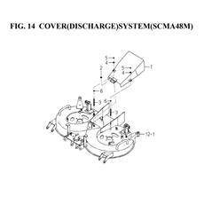 COVER(DISCHARGE)SYSTEM(SCMA48M)(8663-406-0100) spare parts